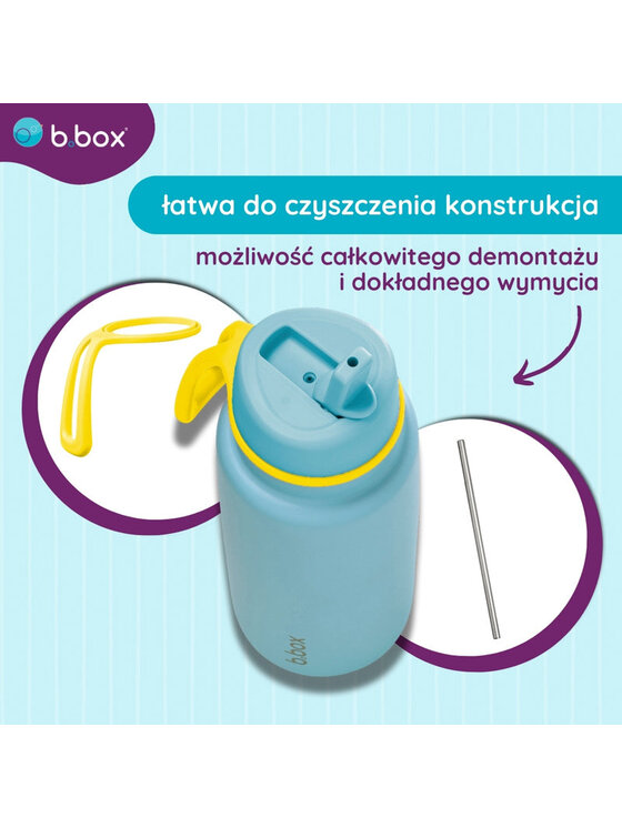 b.box b.box Butelka termiczna butelka termiczna Turkusowy