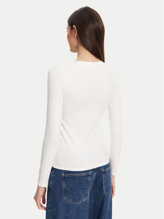 Guess Guess Bluzka O5RI00 KBBU1 Biały Regular Fit
