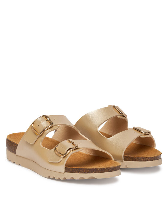 Scholl Scholl Шльопанці Harmony 2 Straps MF00808 Золотий