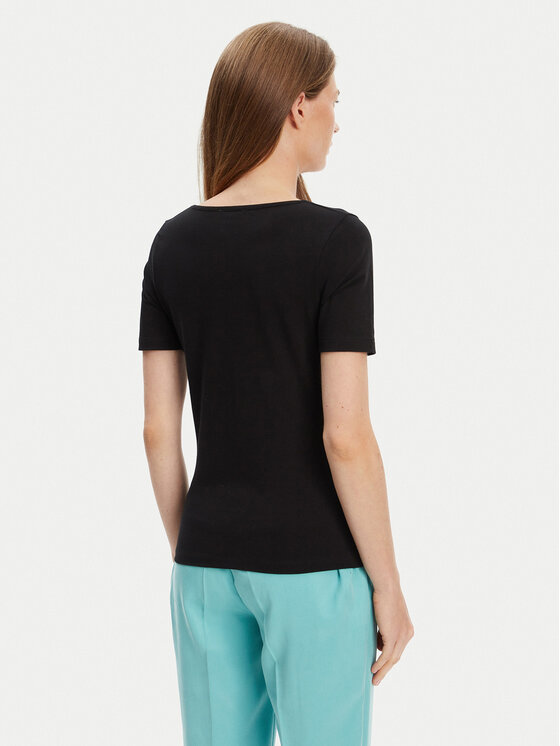 United Colors Of Benetton United Colors Of Benetton Majica 3FJHD401P Črna Slim Fit