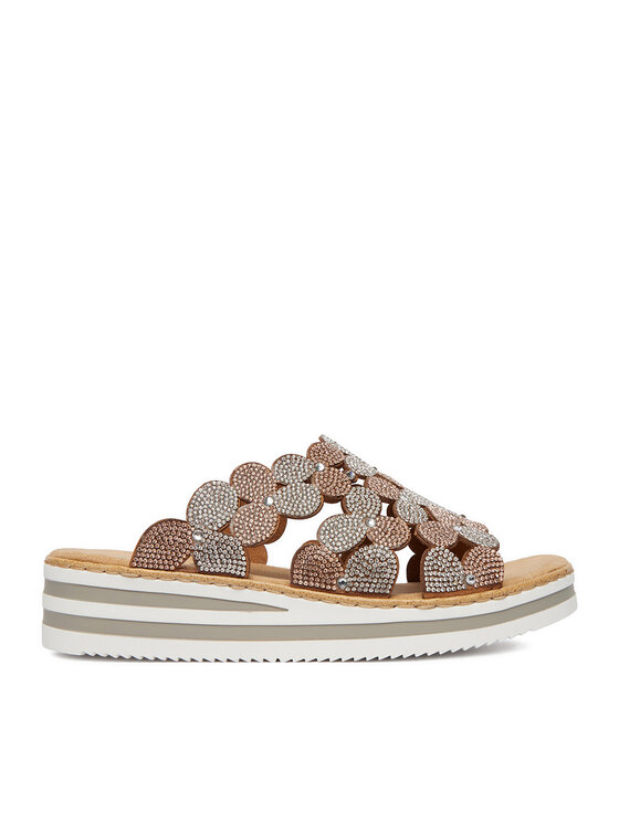 Rieker Rieker Παντόφλες CEO-V02R8-90 Χρυσό