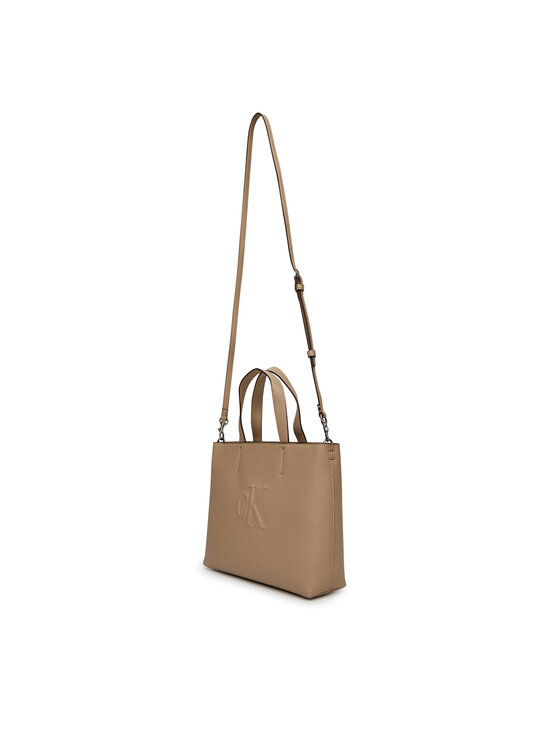 Calvin Klein Jeans Calvin Klein Jeans Geantă Sculpted Mini Ew Tote LV04K3111G Bej