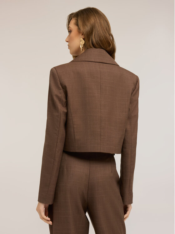 Motivi Motivi Giacca di transizione Q096Q001128N0V2 Marrone Regular Fit