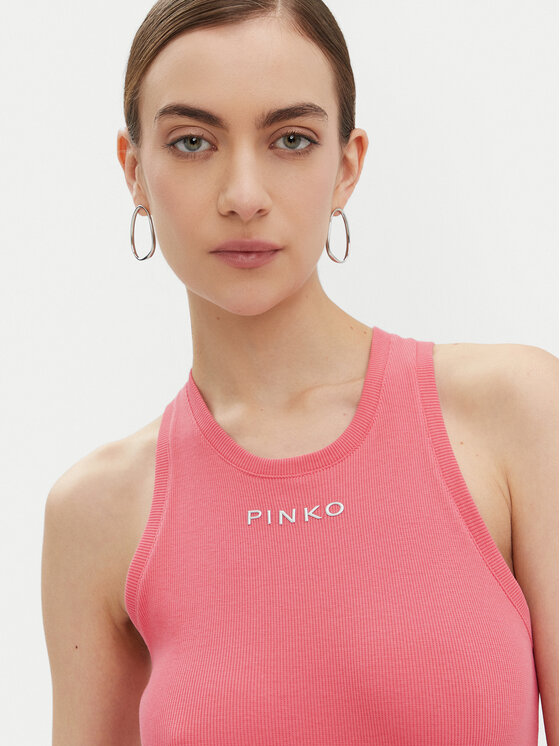 PINKO PINKO Top 100822 A2C1 Różowy Regular Fit