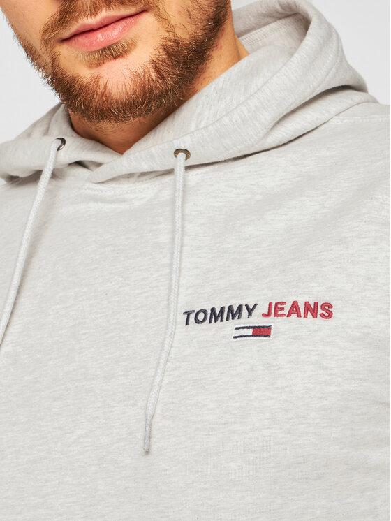 Tommy Jeans Džemperis Tommy Chest Graphic DM0DM08730 Smėlio Regular Fit •  Modivo.lt