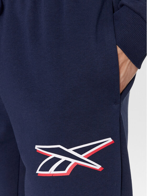 Reebok Reebok Sportinės kelnės Identity IN1685 Tamsiai mėlyna Regular Fit