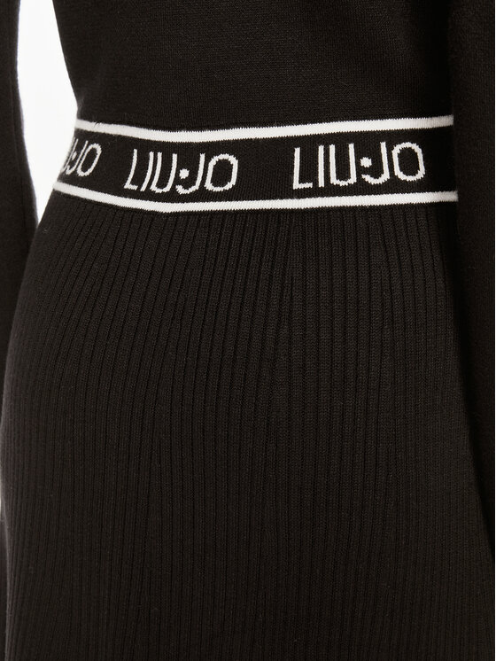 Liu Jo Liu Jo Trikotažinė suknelė TF4050 MS59L Juoda Regular Fit