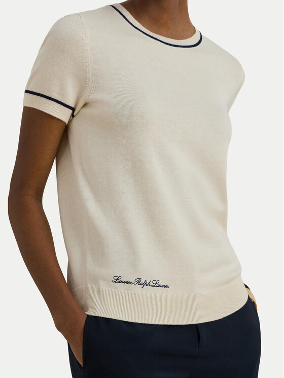 LAUREN RALPH LAUREN LAUREN RALPH LAUREN Džemperis 200P08788001 Écru Relaxed Fit