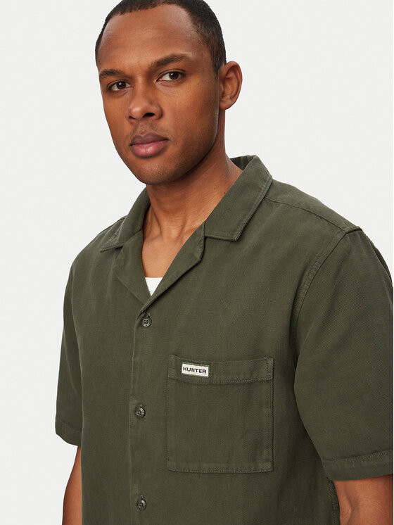 Hunter Hunter Риза W126-HRMST-1010-34X Каки Regular Fit