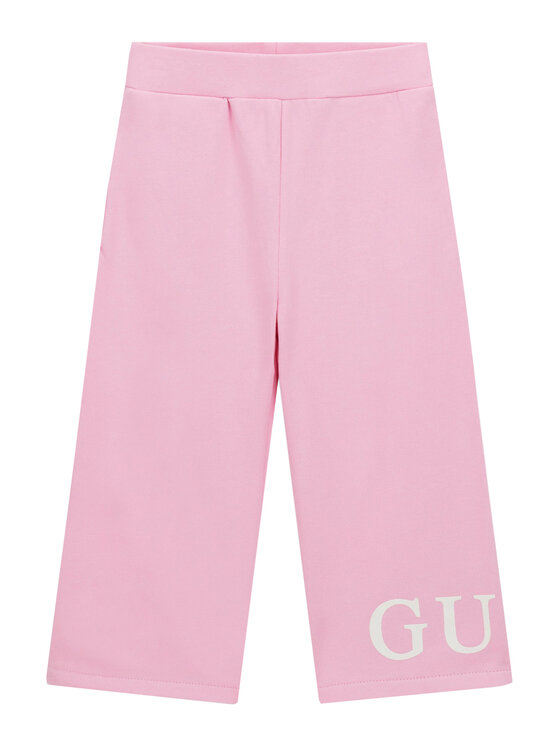 Guess Guess Παντελόνι φόρμας K6RB01 KA6R4 Ροζ Regular Fit