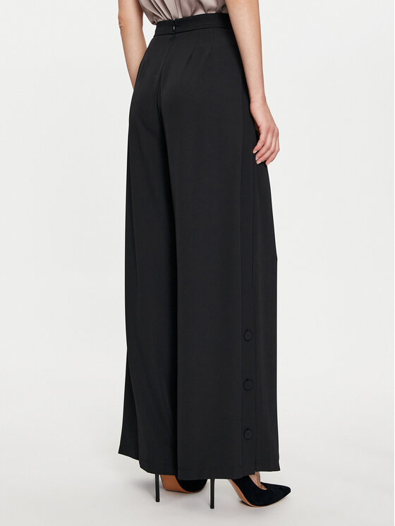 Imperial Imperial Palazzo kalhoty P5A8IJX Černá Wide Leg