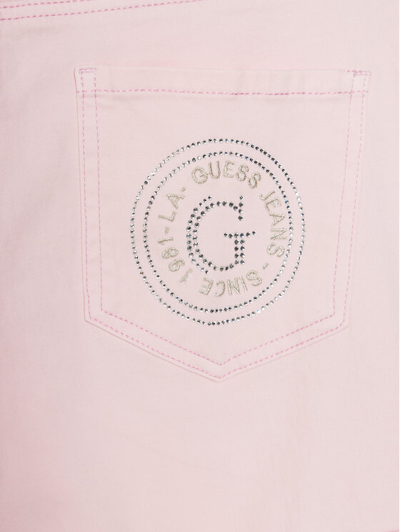 Guess Guess Hlače J4RB14 WEHD0 Ružičasta Relaxed Fit