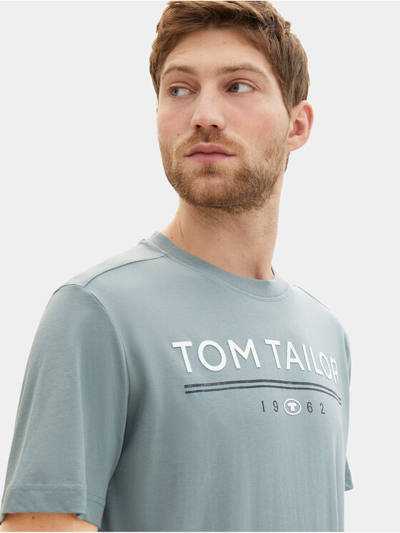 Tom Tailor Tom Tailor Тишърт 1040988 Сив Regular Fit