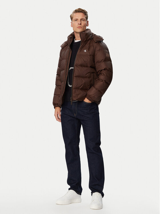 Calvin Klein Jeans Calvin Klein Jeans Giubbotto piumino LV04RG515G Marrone scuro Regular Fit