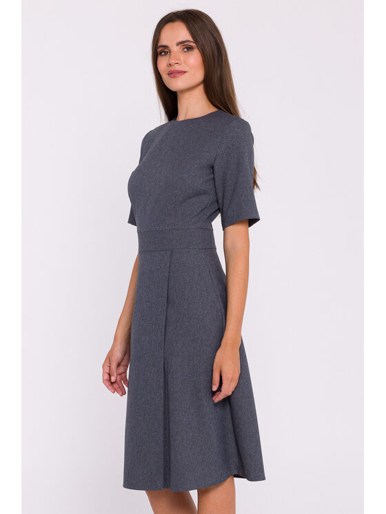 Stylove Stylove Večerné šaty S373 Sivá Ladies Fit