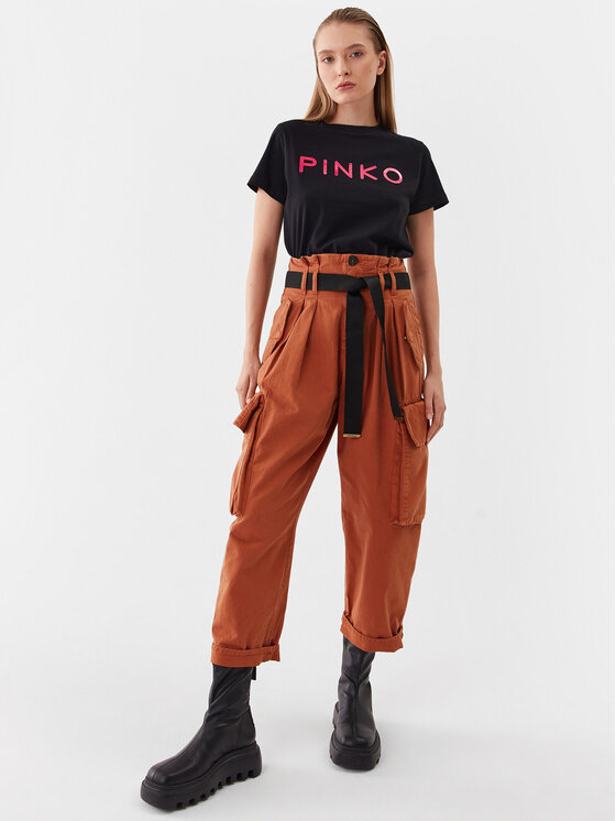 PINKO Pinko T-Shirt 101752 A150 Černá Regular Fit