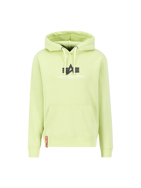 Alpha Industries Alpha Industries Bluza Basic Rubber Hoodie Żółty Regular Fit