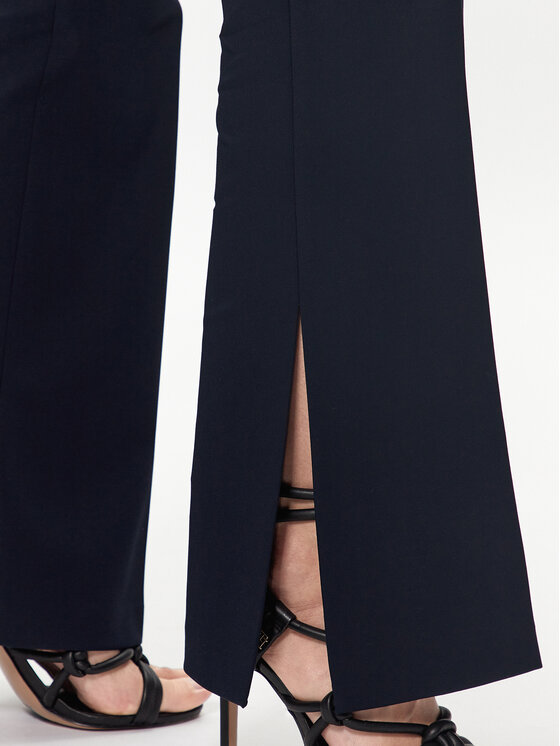 Tommy Hilfiger Tommy Hilfiger Pantaloni di tessuto WW0WW38598 Blu scuro Tailored Fit