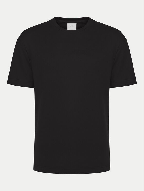 Calvin Klein Calvin Klein Marškinėliai K10K114167 Juoda Slim Fit