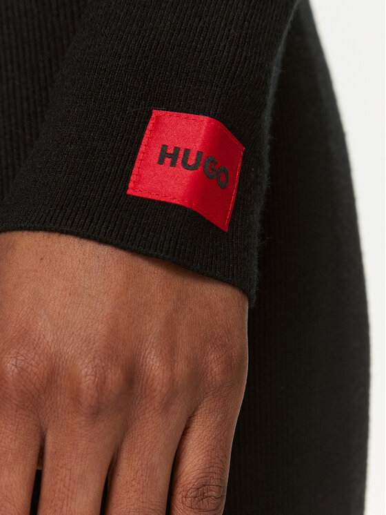 Hugo Pullover Sanduz 50508993 Schwarz Slim Fit | Modivo.de