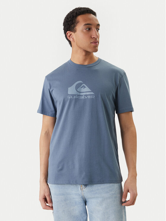 Quiksilver Quiksilver T-Shirt Ev Comp Logo EQYZT08182 Niebieski Regular Fit