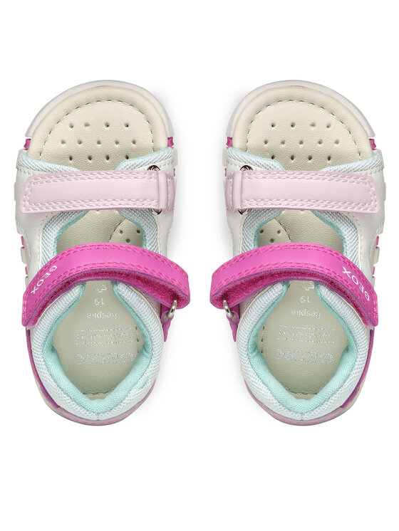 Geox Geox Sandały B Sandal Iupidoo B5517B 0BC14 C0563 Biały