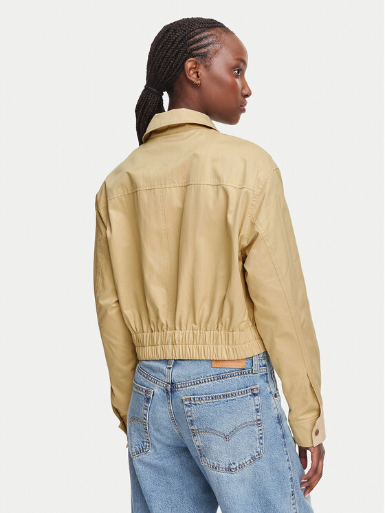 Guess Guess Übergangsjacke W6YL20 W2910 Beige Regular Fit