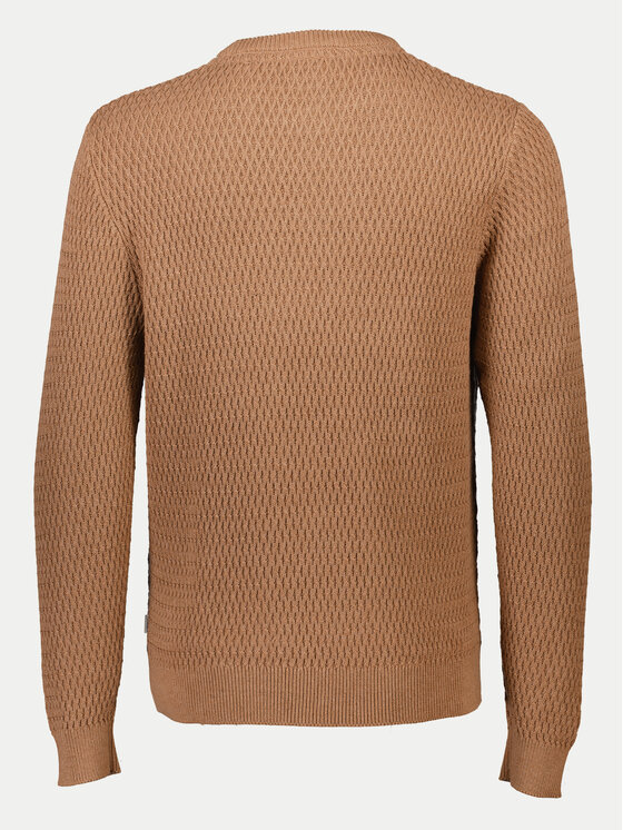 Lindbergh Lindbergh Megztinis 30-804052 Smėlio Relaxed Fit