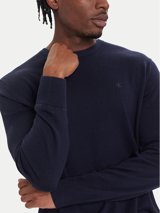 Calvin Klein Calvin Klein Pulover LV04LB305G Bleumarin Regular Fit