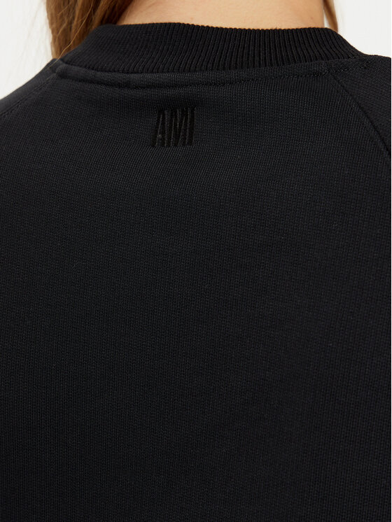 AMI PARIS AMI PARIS Pulóver BFUSW005.747 Fekete Regular Fit