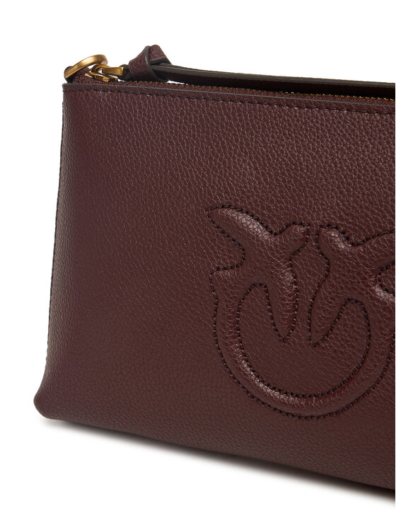 PINKO PINKO Handtasche Flat Horizontal Mini AI 25-26 104277 A29Q Dunkelrot
