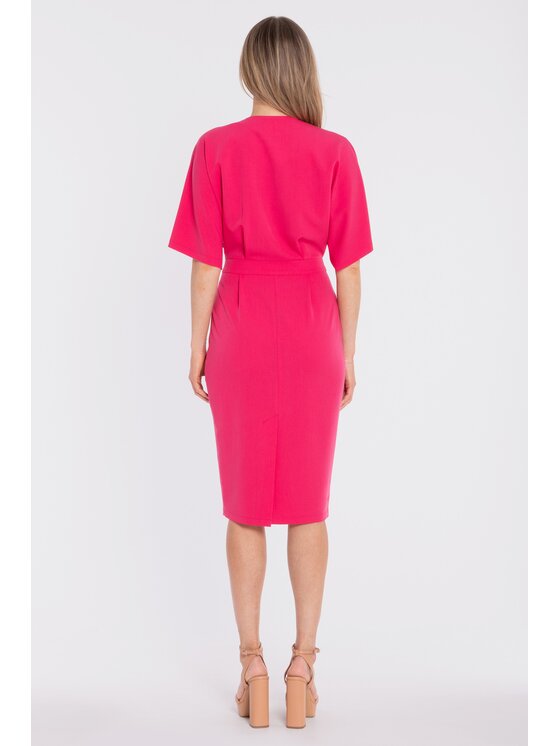 Stylove Stylove Abito da cocktail S434 Rosa Waisted Fit