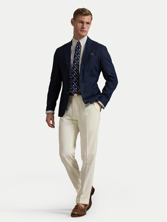 Polo Ralph Lauren Polo Ralph Lauren Риза 710886462001 Сив Custom Fit