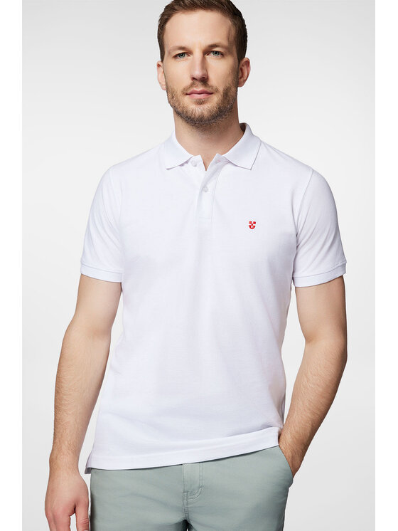 Próchnik Próchnik Polo PM3 PO073124000027 Biały Regular Fit