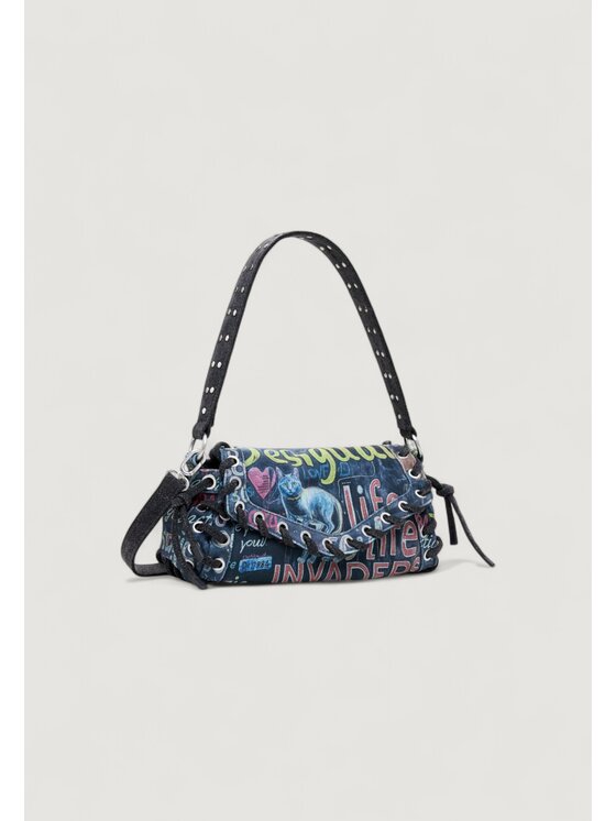 Desigual Desigual Σάκος BAG_PIZZICATO ZARAU Μαύρο