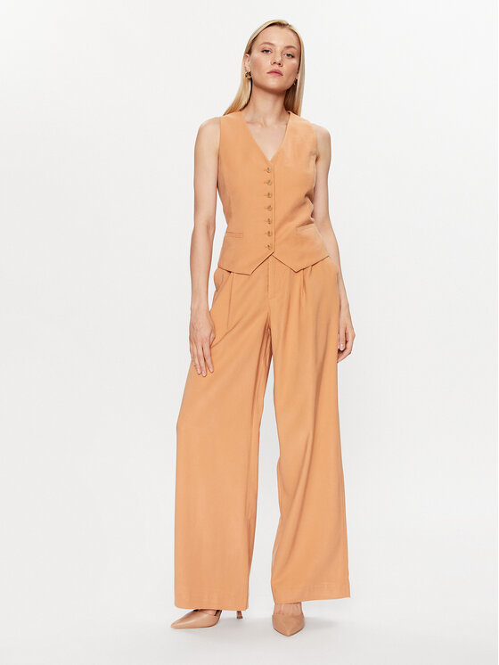 DKNY DKNY Kamizelka P3ET8R51 Pomarańczowy Regular Fit
