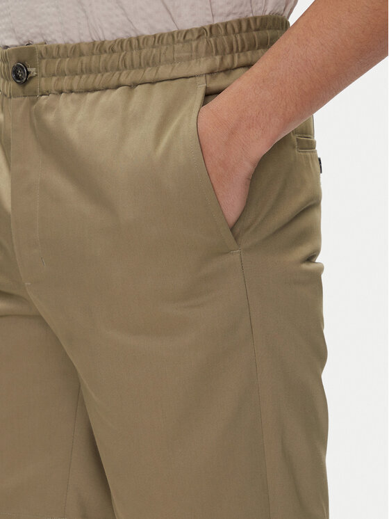 AMI PARIS AMI PARIS Σορτς υφασμάτινο HSO303.CO0103 Χακί Regular Fit