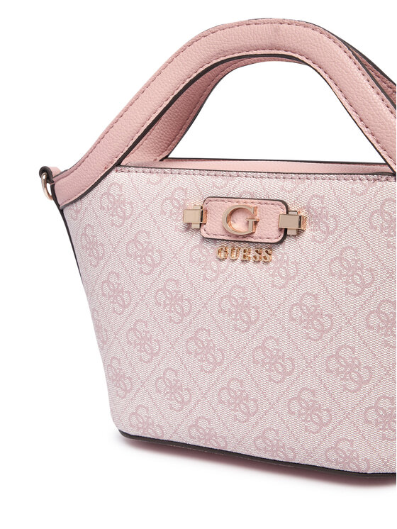 Guess Guess Torebka Lindsey Mini HWSG97 49750 Różowy jasny