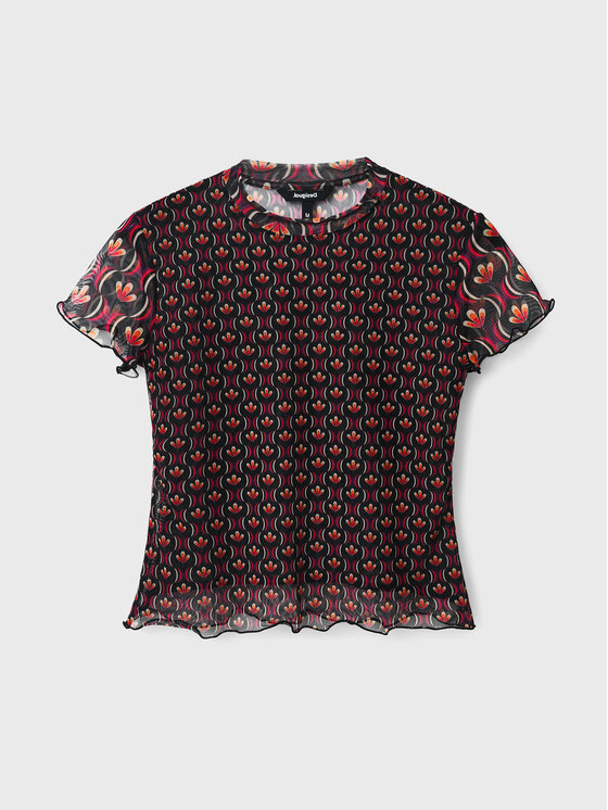 Desigual Desigual Bluza Telam 22WWTKA9 Pisana Slim Fit