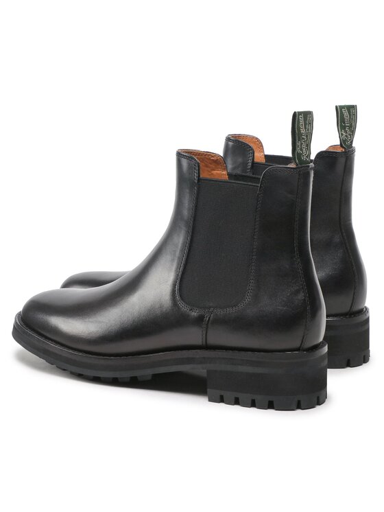 Polo Ralph Lauren Polo Ralph Lauren Kotníková obuv s elastickým prvkem Bryson Chls 812754385001 Černá
