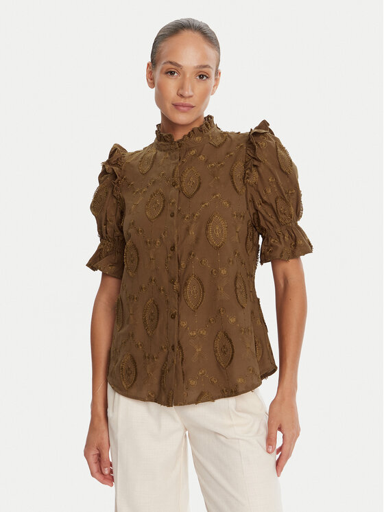 Bruuns Bazaar Bruuns Bazaar Bluză Canterbury Caro BBW4507 Maro Regular Fit
