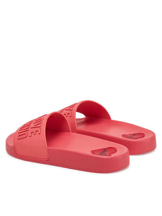 LOVE MOSCHINO LOVE MOSCHINO Klapki JA28052G1MI15502 Koralowy