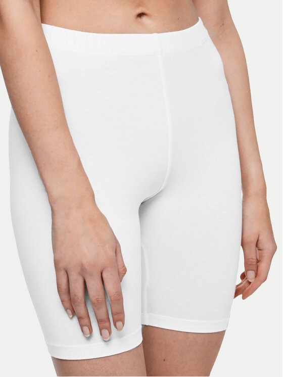 Pieces Pieces Bikershorts Kiki 17101084 Weiß Slim Fit