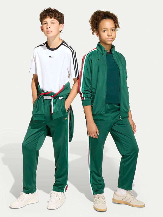 adidas adidas Долнище анцуг Firebird KC9502 Зелен Regular Fit