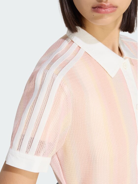 adidas adidas Polo 165671 Różowy Regular Fit
