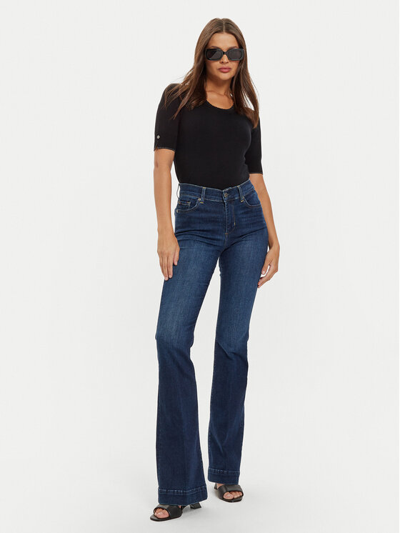 Liu Jo Liu Jo Bluză WF4010 MS49I Negru Regular Fit