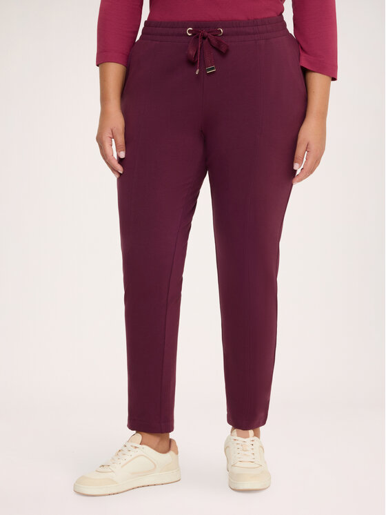 Fiorella Rubino Fiorella Rubino Pantaloni di tessuto P856L002443N036 Bordeaux Slim Fit