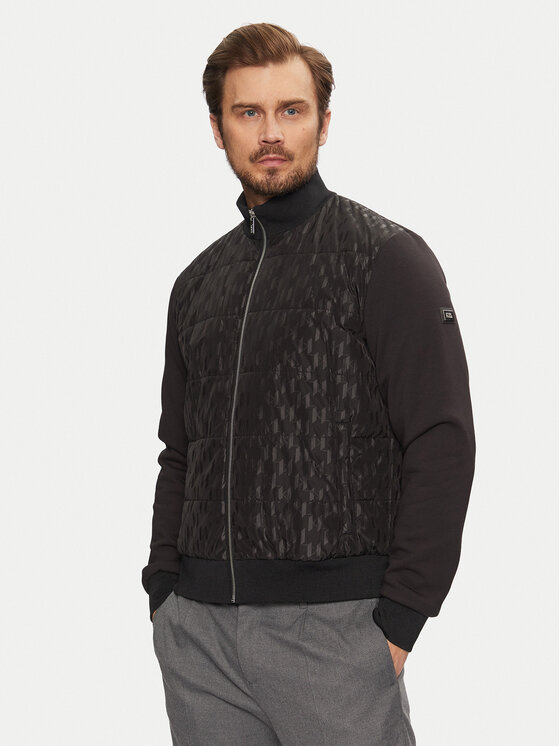 KARL LAGERFELD KARL LAGERFELD Kurtka przejściowa 505098 551517 Czarny Regular Fit