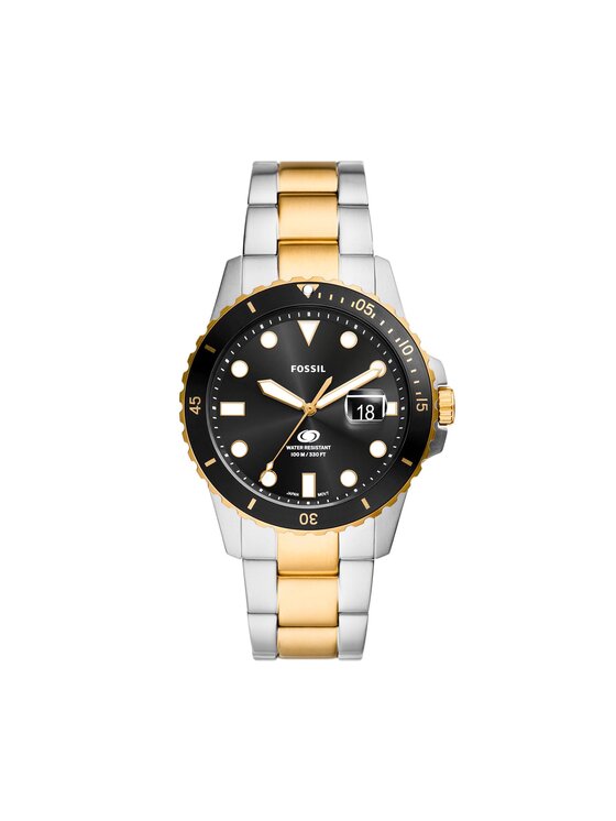 Fossil Fossil Zegarek Blue FS6031 Srebrny