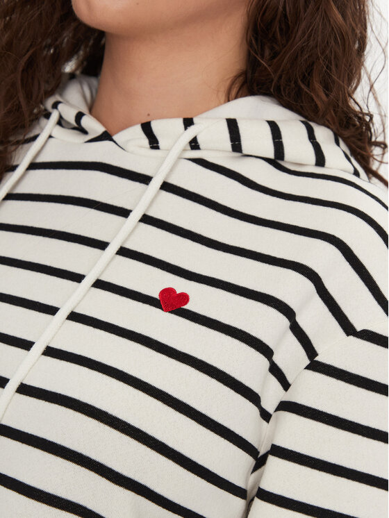 Pieces Pieces Pulóver Chilli 17157466 Ekru Regular Fit